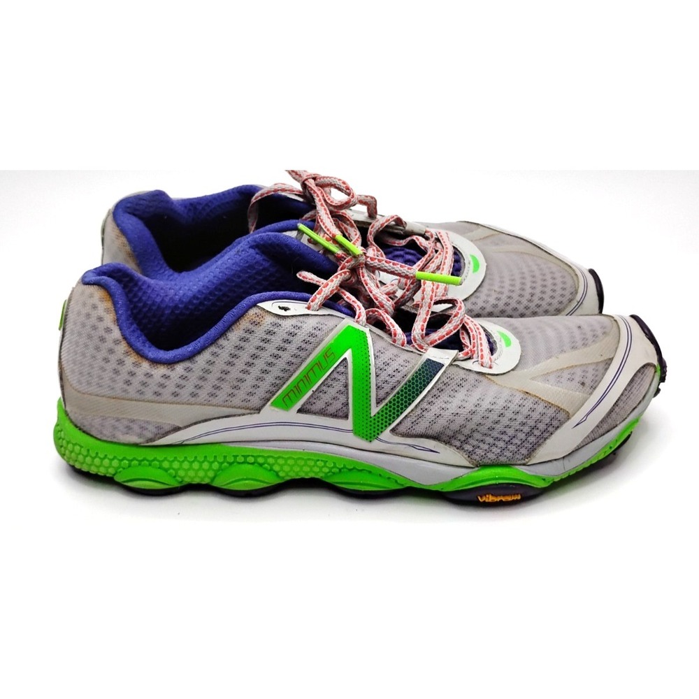 New Balance Minimus 1010 Trail Running Shoes Women's‎ 8 Grey Purple Vibram USA